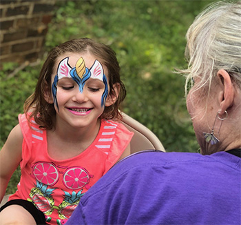 Northern Virginia face painters and party face paint